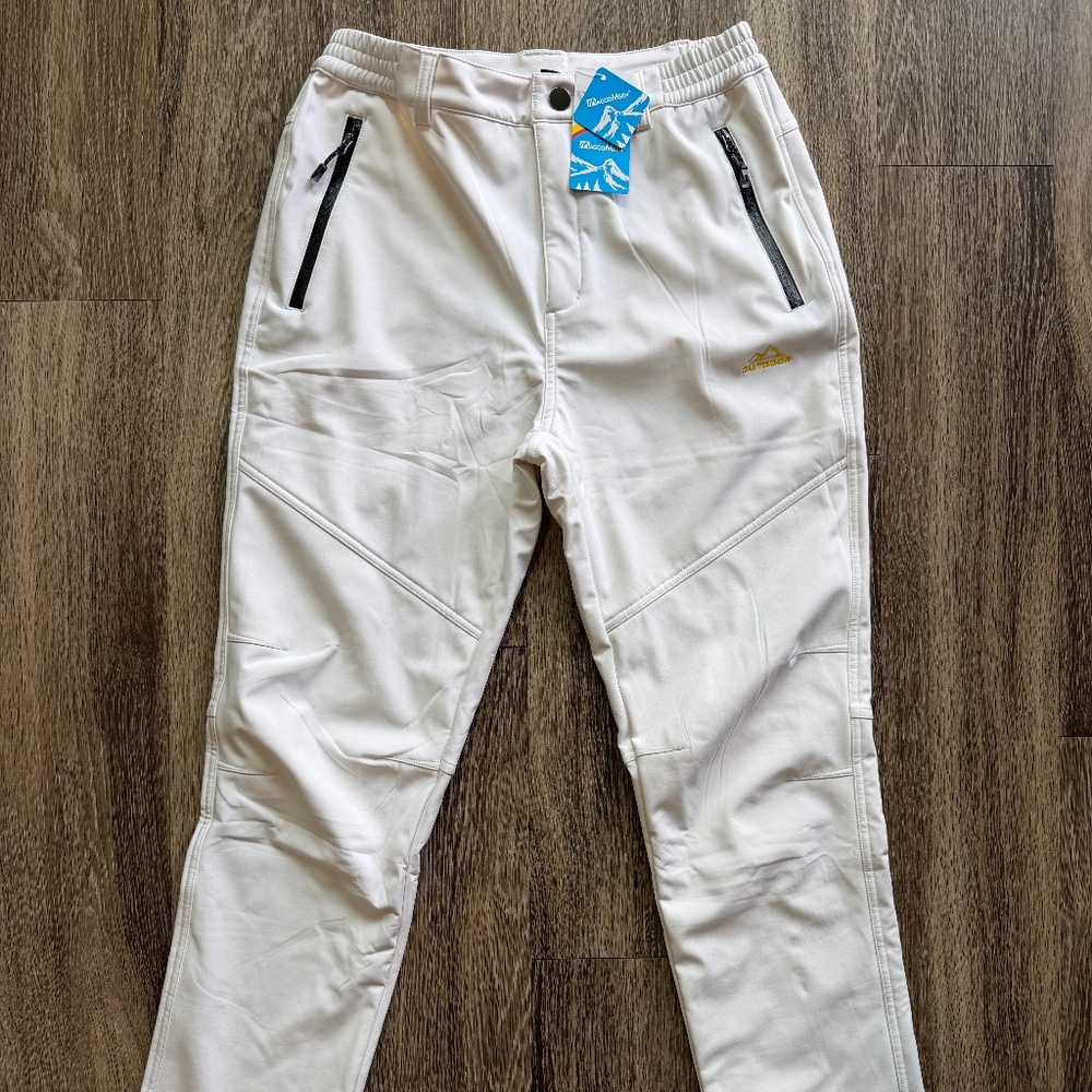 Women's Magcomsen Fleece Lined Water Resistant Winter Ski Pants, Size M